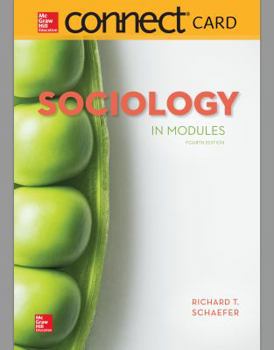 Hardcover Connect Access Card for Sociology in Modules Book