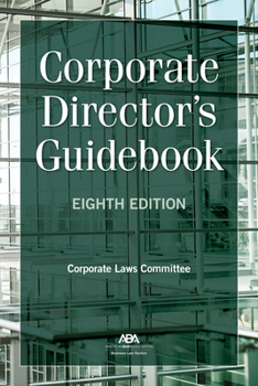Paperback Corporate Director's Guidebook, Eighth Edition Book