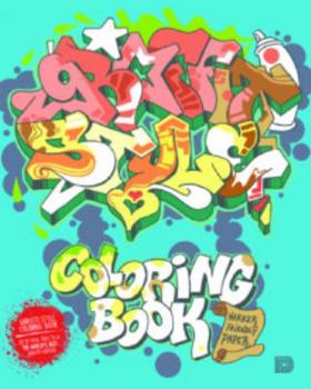 Paperback Graffiti Style Coloring Book