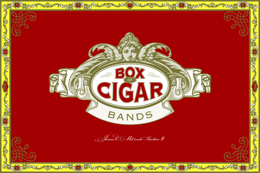 Hardcover Box of Cigar Bands Book