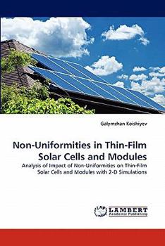 Paperback Non-Uniformities in Thin-Film Solar Cells and Modules [French] Book