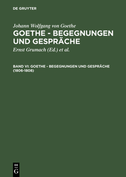 Hardcover 1806-1808 [German] Book