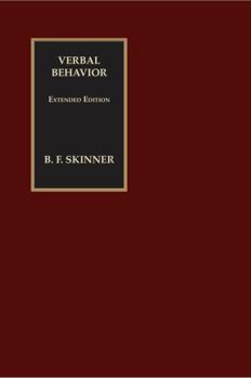 Paperback Verbal Behavior: Extended Edition Book