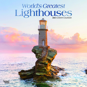World's Greatest Lighthouses 2023 Square Foil