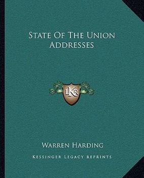 Paperback State Of The Union Addresses Book