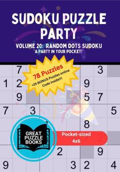 Paperback Sudoku Puzzle Party: Volume 20: Random Dots Sudoku Book