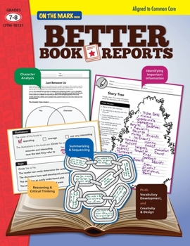Paperback Book Reports Grades 7-8 Book