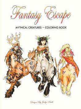 Paperback Fantasy Escape: Mythical Creatures Book