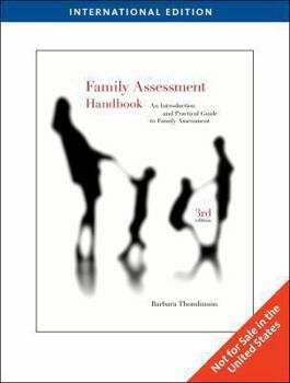 Paperback Family Assessment Handbook: An Introductory Practice Guide to Family Assessment Book