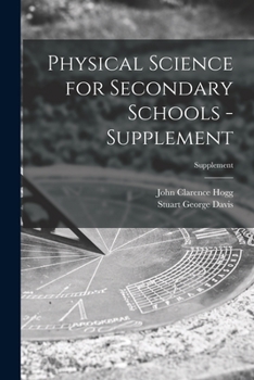 Paperback Physical Science for Secondary Schools - Supplement; Supplement Book