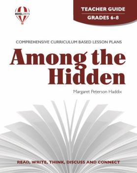 Paperback Among the Hidden - Teacher Guide by Novel Units Book