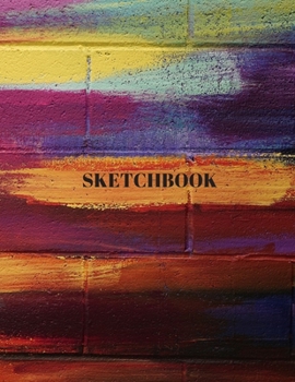 Paperback Sketch Book: sketchbook drawings, Writing, Painting, Sketching or Doodling, 106 Pages, 8.5x11 (notebook Abstract Cover vol.2) Book