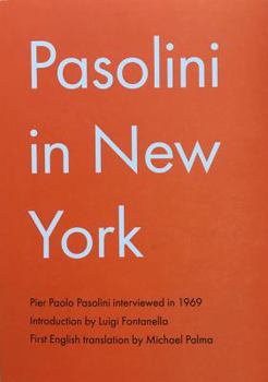 Perfect Paperback Pasolini in New York Book
