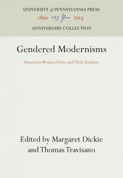 Hardcover Gendered Modernisms Book