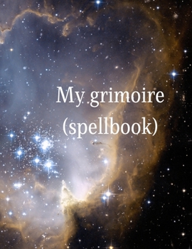 Paperback My Grimoire (spell book) 8.5'x11' p150: occult magick Book