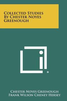 Paperback Collected Studies by Chester Noyes Greenough Book