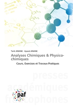 Paperback Analyses Chimiques & Physico-chimiques [French] Book