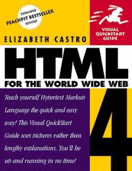 Paperback HTML 4 for the World Wide Web: Visual QuickStart Guide Book