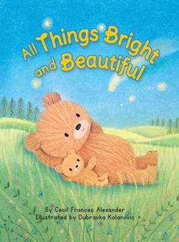 Board book All Things Bright and Beautiful - Children's Padded Board Book - Classic Religious Hymn Book