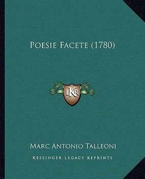 Paperback Poesie Facete (1780) [Italian] Book