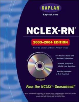 Paperback NCLEX-RN 2003-2004 [With CDROM] Book