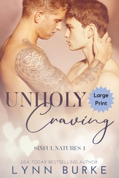 Paperback Unholy Craving Large Print: A Forbidden Gay Romance [Large Print] Book