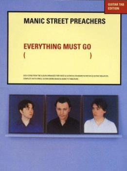 Paperback Everything Must Go': Manic Street Preachers Book
