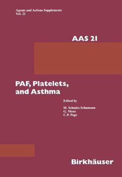 Paperback Paf, Platelets, and Asthma Book