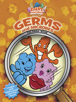 Paperback Giantmicrobes--Germs and Microbes Coloring Book