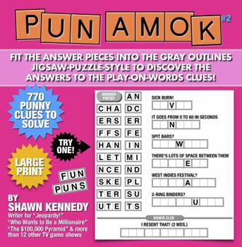 Paperback Pun Amok 2: The Word Game With Crazy Clues (Pun Amok: The Word Game With Crazy Clues) Book