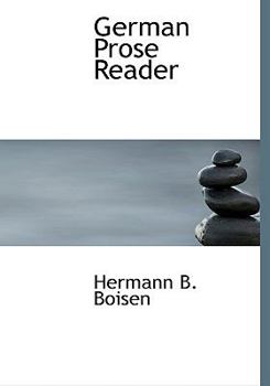Paperback German Prose Reader [Large Print] Book