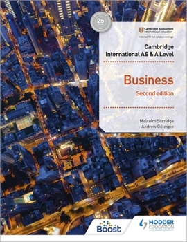 Paperback Cambridge International as & a Level Business Second Edition: Hodder Education Group Book