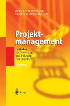 Hardcover Projektmanagement: Leitfaden Zur Steuerung Und Führung Von Projekten [German] Book