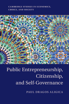 Hardcover Public Entrepreneurship, Citizenship, and Self-Governance Book