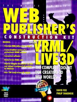 Paperback Web Publisher's Construction Kit with VRML/Live 3D Book