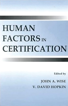Hardcover Human Factors in Certification Book