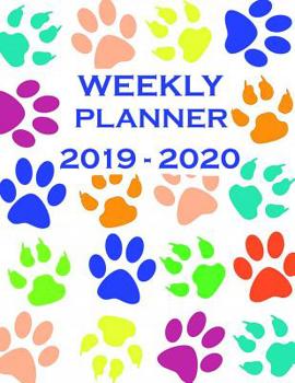 Paperback Weekly Calendar 2019-2020 Book