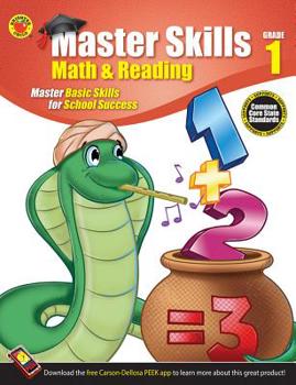 Paperback Math & Reading, Grade 1 (Master Skills) Book
