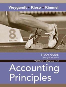 Paperback Accounting Principles Study Guide, Volume 1: Chapters 1-12 Book