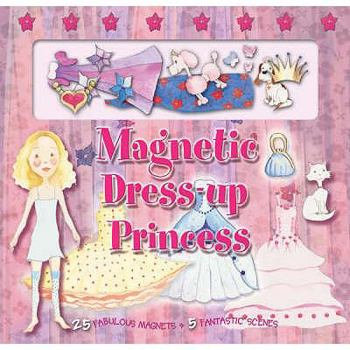 Hardcover Magnetic Dress Up Princess Book