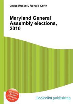Maryland General Assembly Elections, 2010