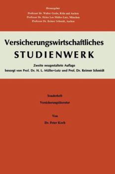 Paperback Einführung in Das Versicherungs-Schrifttum: Sonderheft Zum Versicherungswirtschaftlichen Studienwerk Studienplan B. Allgemeine Versicherungslehre [German] Book