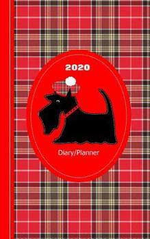 Paperback Scottish Tartan Terrier Dog: Diary Weekly January to December Book