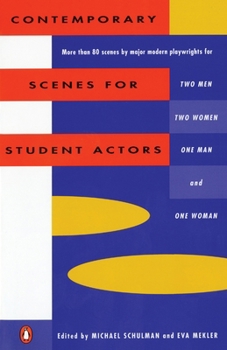Paperback Contemporary Scenes for Student Actors Book