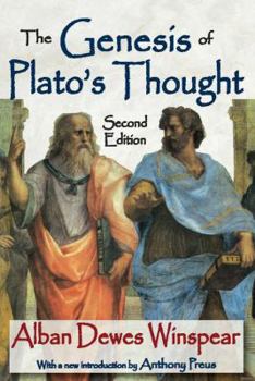 Paperback The Genesis of Plato's Thought Book