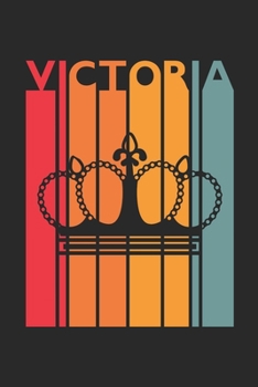 Victoria: Vintage Custom Personalized Lined Name Notebook, Diary, Journal - Retro Birthday, Christmas Gifts for Daughter, Niece, Sister, Mom, Mother: ... Diary, 110 page, Lined, 6x9 (15.2 x 22.9 cm)