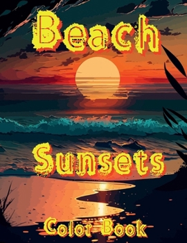 Paperback Beach Sunsets Coloring Book
