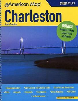 Spiral-bound Charleston South Carolina Street Atlas Book