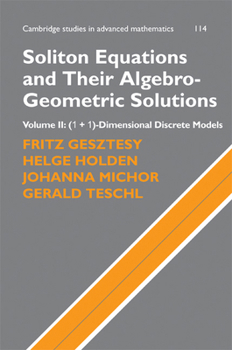 Hardcover Soliton Equations and Their Algebro-Geometric Solutions Book