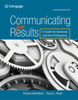 Paperback Communicating for Results: A Guide for Business and the Professions Book